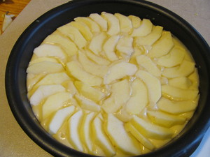 gateau aux pommes